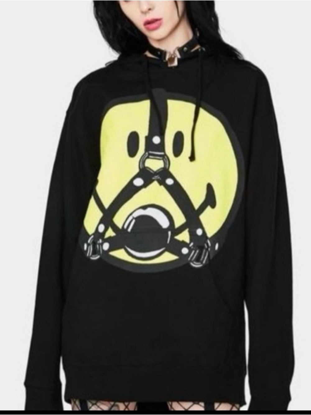 Market (Chinatown Market) Smiley "Gag" Hoodie - Brand New